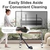 Mobile TV Cart Easel Rolling TV Stand for 32 to