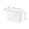OFFSCH 4Pcs Laundry Powder Container Set Multi Functional Storage Box