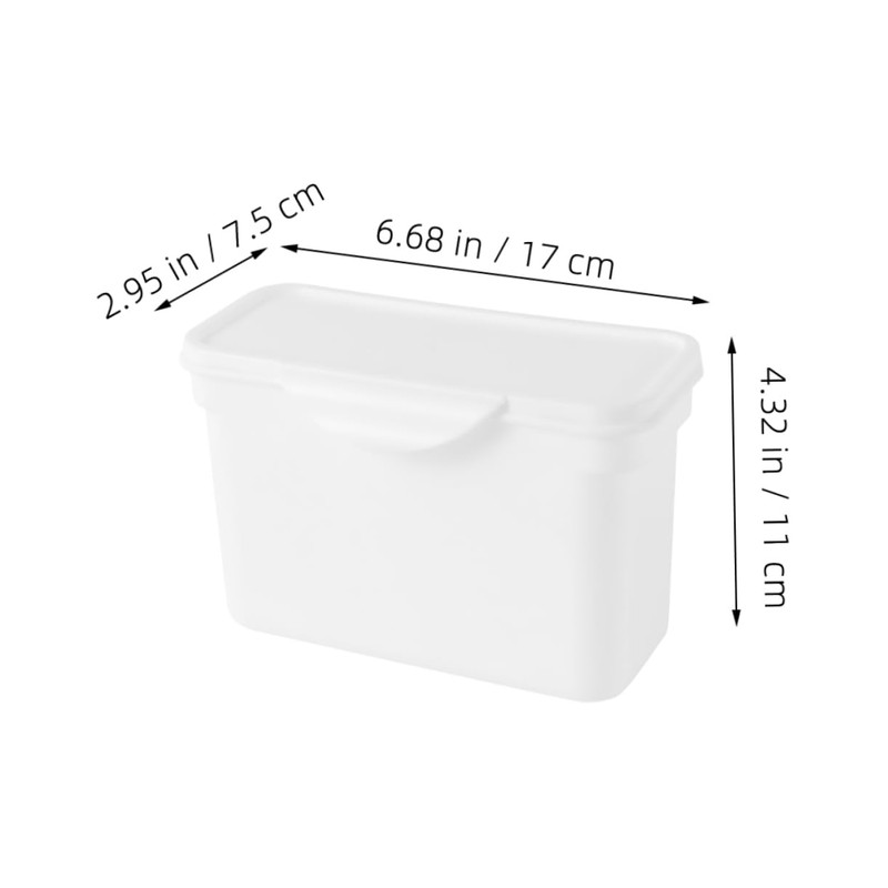 OFFSCH 4Pcs Laundry Powder Container Set Multi Functional Storage Box