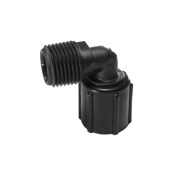 Flair-IT Central PEXLOCK 30785 SW Elbow, 1/2" MPT x 1/2"FPT, Black