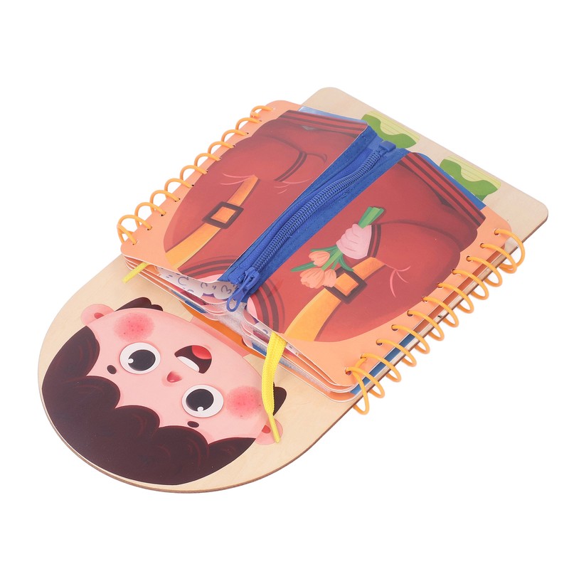 Learning to Dress Board Wooden Early Learning Basic Life Skills