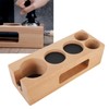 Wood Coffee Filter Tamper Holder Wooden Coffee Tamper Mat Stand