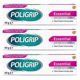 PSALM 23, THE LORD IS MY SHEPHERD Psalm 23, Poligrip Essential Denture Fixative Cream (3 x 40g) – Secure Hold, Flavour-Free Formula