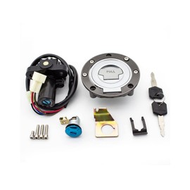 PROCNC Ignition Switch Gas Cap Seat Lock Keys Set Fit for Yamaha YZF R6 2003 2004 2005 YZF R1 2002 2003 MT03 2006-2012 MT09 2013-2016