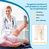 Lymphedema Calf Compression Brace Wrap - with 6 Adjustable Cross