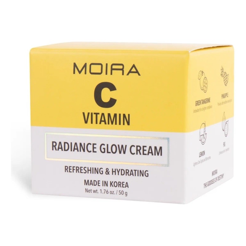 Crema Moira Cosmetics K-beauty Radiance Glow De Vitamina C Tipo