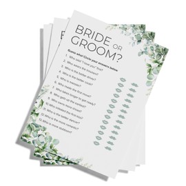 Fancy Cactus Bride or Groom Hen Party Game 10 Players | | A6 Size | Bridal Shower Game | Hen Do Weekend