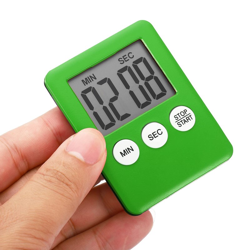 PATIKIL Digital Timer, 2Pcs Small Count Down/UP Clock with Magnetic,