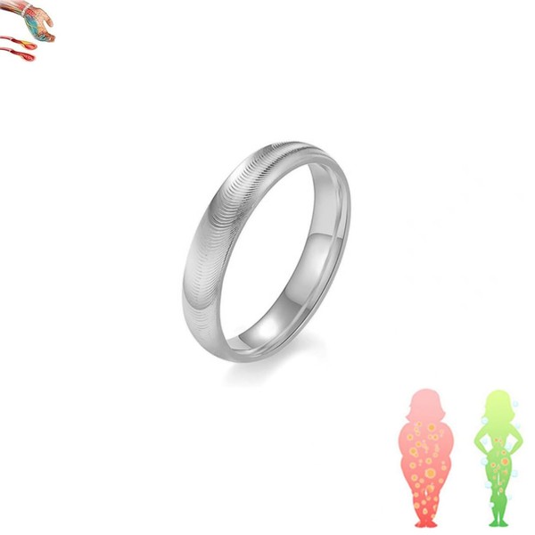 DivaGlamz Lymphatic Magtherapy Cats Eye Ring For Women, Titanium Lymphatic