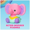 Swisheez Slater Elephant Stuffed Animal, Retro Inspired Plush Toys for