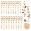 Starry 126Pcs Keychain Making Kit DIY Bag Charm Kit 25