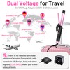 Travel Curling Iron 1 Inch,Small Curling Iron for Short Hair,Dual