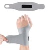 1 Pack Grey Thumb Support Breathable Lightweight Quick Wicking Wrist