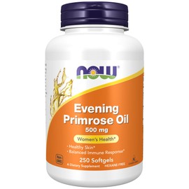 NOW Supplements, Evening Primrose Oil 500 mg with Naturally Occurring GLA (Gamma-Linolenic Acid), 250 Softgels