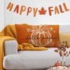 Fjfz Fall Hello Pumpkin Lumbar Decorative Throw Pillow Cover 12