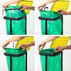 Grizzly Sack Holder Yellow Lid Adjustable 120L Refuse Bag Stands