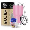 30oz De Termo Portátil De Acero Inoxidable Con Calor Y