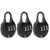 6pcs Digit Metal Padlocks, 3 Digit Password Portable Fixed Anti-Theft