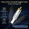 UCINNOVATE RCA Audio Cable for Amplifier, 13 AWG 30cm 2