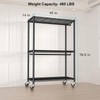 FUTASSI P3 Plus Rolling Clothes Rack, Clothing Racks for Hanging