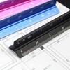 Architectural Ruler Aluminum Triangle Metric Scales 1:20 1:25 1:50 1:75