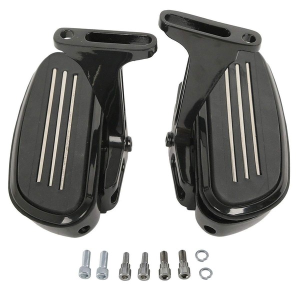 TCMT Compatible with Passenger Floorboards Streamline Footboards Mount Bracket Kits Fit for Touring CVO Road Glide Road King Street Glide Electra Glide Ultra Classic Ultra Limited 1993-2023