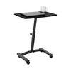 Seville Classics Airlift Mobile Height Adjustable Laptop Stand Computer Workstation