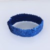 SOLUSTRE Elastic Sequin Headband Glitter Sports Hair Band 20s Hair