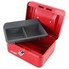 Cash Box 150 x 110 x 75 mm Red