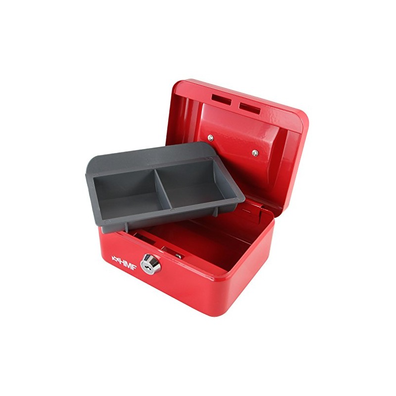 Cash Box 150 x 110 x 75 mm Red