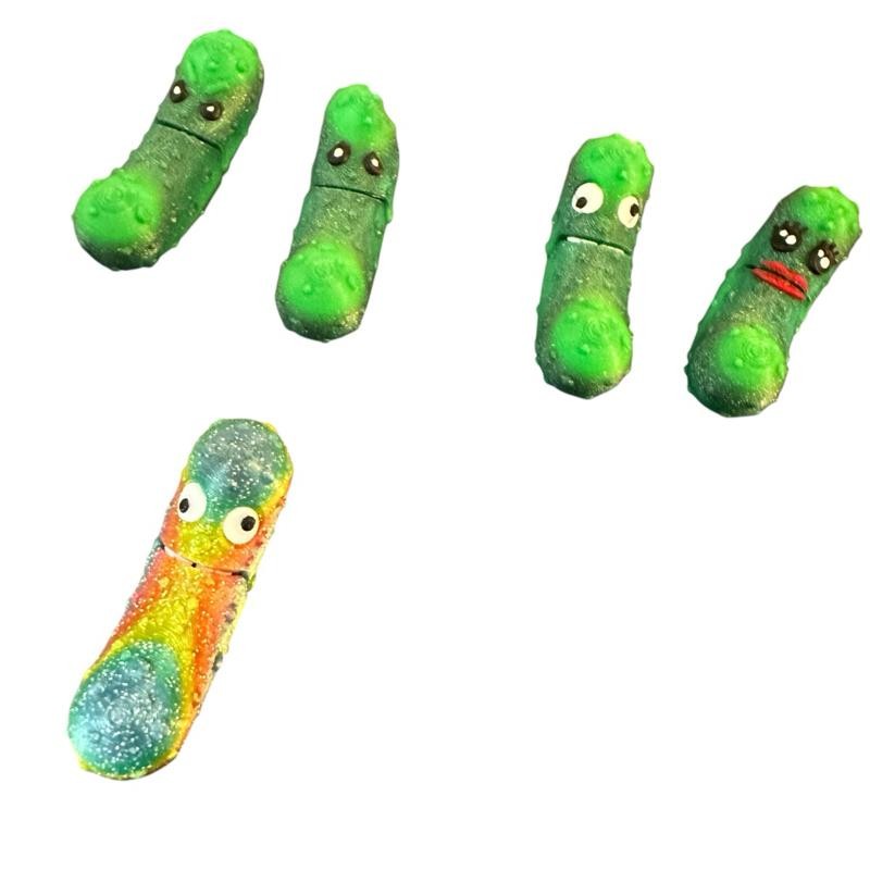 Tickles The Pickle 3D Printed Fidget Toy Pack - 3