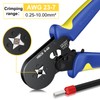 Preciva Ferrule Crimping Tool Kit with 2000PCS Wire Connectors, AWG23-7