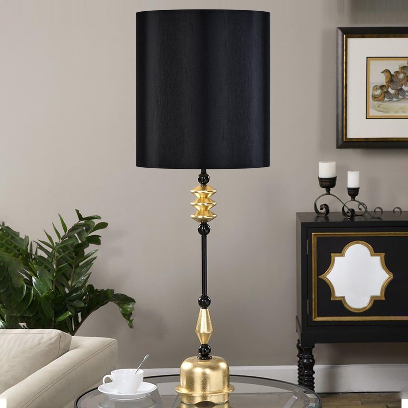 GOSO Small Tall Drum Lamp Shades Black,10 × 10 ×10
