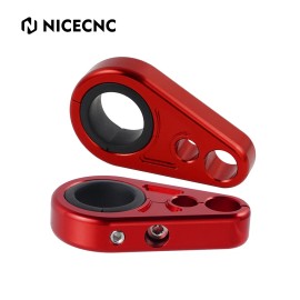 NiceCNC Aluminum 1/2" 1/4" 1" 25mm A-arm Brake Line Clamps For Honda TRX400EX TRX400X