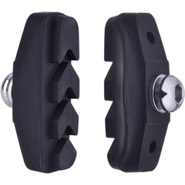 Road Bike Specific Brake Pads Fitted with Installation Tools C Type Brake Pads 50mm Black (2 Pairs (4 Pcs))