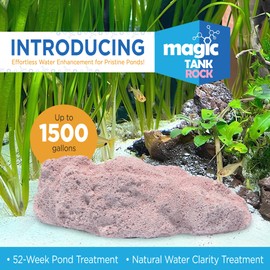 Magic Tank Rocks | Aquarium Rocks for Fish Tank Water Clarity Treatment | Clear Water Technology Fish Tank Rocks | Crystal Clear Aquarium Decor | Medium - 750-1,500 Gallons