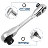 Bestgle 1/4" Mini Ratchet Wrench 72 Tooth Drive Socket and