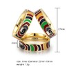 BEFOSHINN Enamel Scarf Rings Slides for Scarves Scarf Clip Three