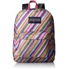 JanSport Unisex SuperBreak Multi Texture Stripe Backpack