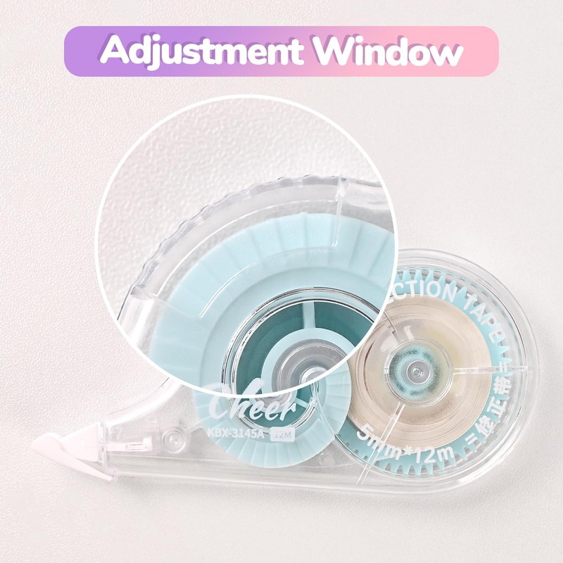Temiary 6 Pcs Correction Tapes for Instant Corrections, Easy To