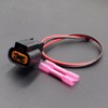 LIZAPUS 2-Pin Fog Lamp Fog Light Connector Pigtail Plug Compatible