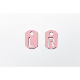 MXM Radiography Tablet Markers L and R for Radiographers Baby Pink