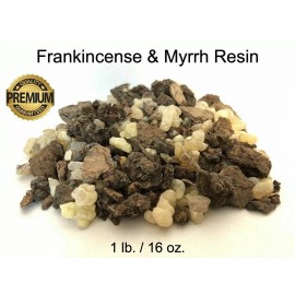 ButterCrafters Frankincense & Myrrh Resin Incense Granular Mix For Charcoal Burner Shaumerio - 2 lb. / 32 oz. Bag