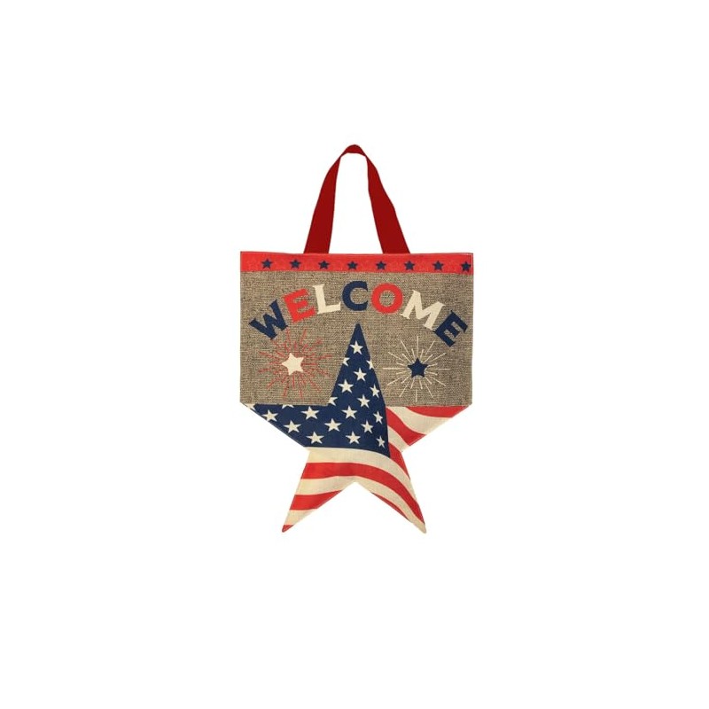 Briarwood Lane American Star Burlap Door Hanger