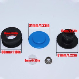 2PCS Automotive Gearbox Shift Link Cable Sleeve Fixing Buckle for Opel Insignia Vauxhall Astra J Gearbox Selector Shift Lever Cable end Pivot Bushing Connector Parts 1332491 4S6P-7412-AA