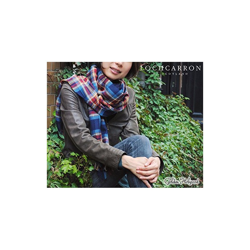 Lochcarron of Scotland Tartan Check Patterned Stole, Made In Scotland