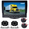 YuanTing 7" Monitor+2x Wired 4Pin Backup Rear View Camera System