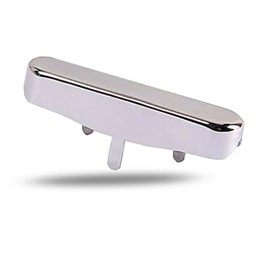 Alnicov Guitar Neck Pickup Cover Metal Sealing Cap for TL Tele Telecaster Style Electric Guitar Chrome