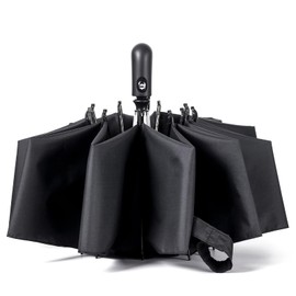 Doubwell Inverted Umbrella 54 inch Large Windproof Umbrellas Auto Open And Close Compact Umbrella Reverse Umbrella, Folding Umbrella for Women Men, Travel Foldable Umbrella Oversize Cover (Black)