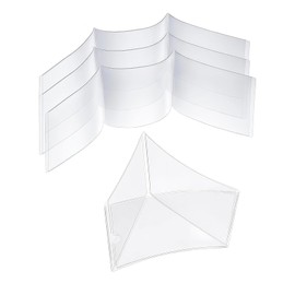 4Pcs Mahjong Card Sleeve, Clear Waterproof Game Card Protective Holders